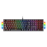 Fantech tastatura mehanička gaming MK855 rgb maxfit 108 crna (blue switch) Cene