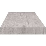 vidaXL plutajuća zidna polica siva boja betona 60 x 23,5 x 3,8 cm MDF | shoptok.hr