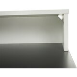 Kondela računalniška miza/igralniška miza, grafit/bela, tezro new | Shoptok.si