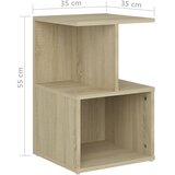  Noćni ormarić boja hrasta sonome 35x35x55 cm konstruirano drvo | shoptok.hr