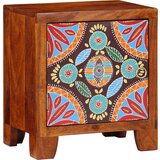 vidaXL Noćni ormarić 40x30x45 cm puno drvo bagrem | shoptok.hr