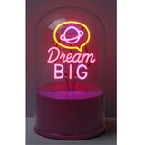 i-Total Lampa staklena kupola NEON-efekt LED rotirajuća Dream Big XL3263 Cijene