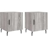 vidaXL Nočna omarica 2 kosa siva sonoma 40x40x50 cm inženirski les | Shoptok.si