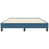  spring postelja brez vzmetnico temno modra 140x210 cm žamet, (21791583) | Shoptok.si
