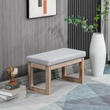  Tabure za noge u skandinavskom dizajnu tabure oslonac za noge 68 cm x 38 cm x 42 cm siva + prirodna | shoptok.hr