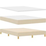  s opruga kutije s uzglavljem Krema 190 x 140 cm tkanina | shoptok.hr