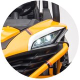 Chipolino Auto na akumulator za dvoje djece Buggy EXPLORER yellow | shoptok.hr