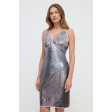 Guess Haljina GRAZIA boja: srebrna, mini, uska, W4GK27 KC7F0 | shoptok.hr