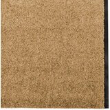 vidaXL Otirač Krem, Crna Poliamid 400 x 120 x 0.9 cm Otirač Pravokutni | shoptok.hr