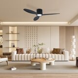  ZEVENTI - LED plafonski ventilator VENTORA LED/24W/230V Wi-Fi Tuya crna + daljinski upravljač | Eponuda.com
