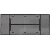  Vrtni stol sa staklenom pločom smeđi 190x80x74 cm od poliratana | shoptok.hr