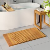  Prostirka za kupanje Jednobojno Smeđa 100 x 55 cm boja drva | shoptok.hr