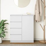  Komoda s ladicama bijela 71x35x84 cm izrađeno drvo | shoptok.hr