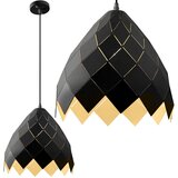 Toolight stropna svjetiljka viseća metalni crni APP338-1CP | shoptok.hr
