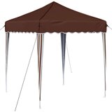  Rastezljivi šator za svadbe - šator za zabave Smeđa 195 x 195 x 245 cm - Smeđa Bez bočnog zida | shoptok.hr