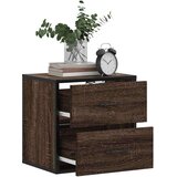  Zidni noćni ormarići 2 kom smeđi hrast 40x31x39 5 cm | shoptok.hr
