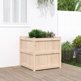  Vrtna sadilica 70 x 70 x 70 cm od masivne borovine | shoptok.hr