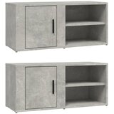 TV ormarići 2 kom Siva betona 80x31,5x36 cm konstruirano drvo | Eponuda.ba