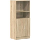 vidaXL Kuhinjski ormarić boja hrasta 57x41,5x131,5 cm drveni | shoptok.hr