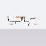 Nice Lamps Crna/u prirodnoj boji stropna svjetiljka 58x85 cm Dazzle – | shoptok.hr