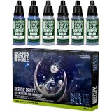 Green Stuff World Paint Set - Misty Blue | Set Akrilnih Boja x6 Cene