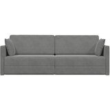  Podni kauč na razvlačenje Tamno siva 213 x 70 x 77 cm Baršun | shoptok.hr