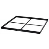 COOKKING kvadratno vrtno kurišče za okrasne kamne 120x120 cm u