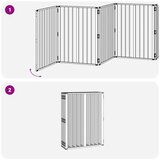  Pasja vrata 10 pcs Črna 60 x 80 cm Cinkana jeklena, (5000232683) | Shoptok.si