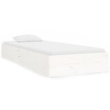  The Living Store Posteljni okvir bel iz trdnega lesa 90x190 cm - Posteljni Okvir, (21454833) | Shoptok.si