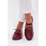 Zazoo Women's Leather Elegant Lace-up Shoes 4238 Bordeaux | Shoptok.si