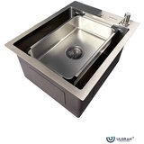 Ulgran Inox sudopera HD4050 Hrom sa dozerom za deterdžent i korpicom 40x50cm
