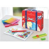 Flomaster ŠKOLSKI 40BOJA U METALNOJ KUTIJI CONNECTOR KOFER FABER CASTELL 155535 | shoptok.hr