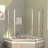  Tuš-kabine od kaljenog stakla 2 kom 104 x 130 cm prozirne | shoptok.hr