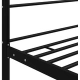  Za krevet s nadstrešnicom crni metalni 90 x 200 cm | shoptok.hr