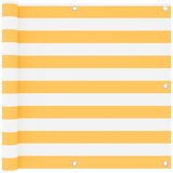 Furnova Balkonsko platno belo in rumeno 90x400 cm oksford blago, (22056919) | Shoptok.si