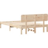  Krevetni okvir s glavom kreveta 120x200 cm od čvrstog bora | shoptok.hr