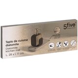 Five PODLOGA ZA SUŠENJE POSUĐA 28X11X3,6CM DIATOMIT SIVA | shoptok.hr