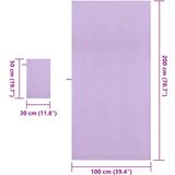  Set sportskih ručnika 2 pcs Ljubičasta tkanina | shoptok.hr