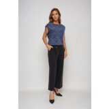Marisse Patterned Blue Blouse | shoptok.hr