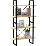 vidaXL ormarić za knjige s 4 razine 80 x 30 x 140 cm masivna borovina | shoptok.hr