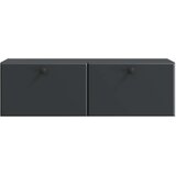 TV ormar za zid 98 x 31 x 30 cm Crna Konstruirano drvo Zidne | Eponuda.com