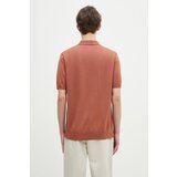 Fred Perry Pamučna polo majica boja: narančasta, s uzorkom, K9728.Y91 | shoptok.hr