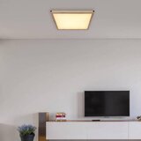 Globo LED stropna svjetiljka Carla (24 W, Topla bijela, Smeđa, D x Š x V: 60 x 60 x 7,5 cm) | shoptok.hr