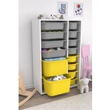 Hanah home višenamenska polica rine 2D4K8U white grey yellow | ePonuda.com