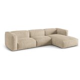Micadoni Bež/krem kutna garnitura od bouclé tkanine (s desnim kutom) Martina – Home | shoptok.hr