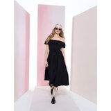Sinsay Midi haljina s volanom od viskoze | shoptok.hr