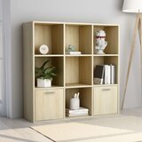 vidaXL Ormarić za knjige boja hrasta sonome 98 x 30 x 98 cm od iverice Cijene