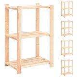 vidaXL stalci za pohranu s 3 razine 5 kom 60x38x90 cm borovina 150 kg | shoptok.hr