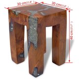  Stolček iz trdne tikovine in smole, (20821758) | Shoptok.si
