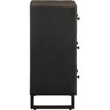  Komoda crna 60x33x75 cm Puno drvo Mango | Eponuda.ba